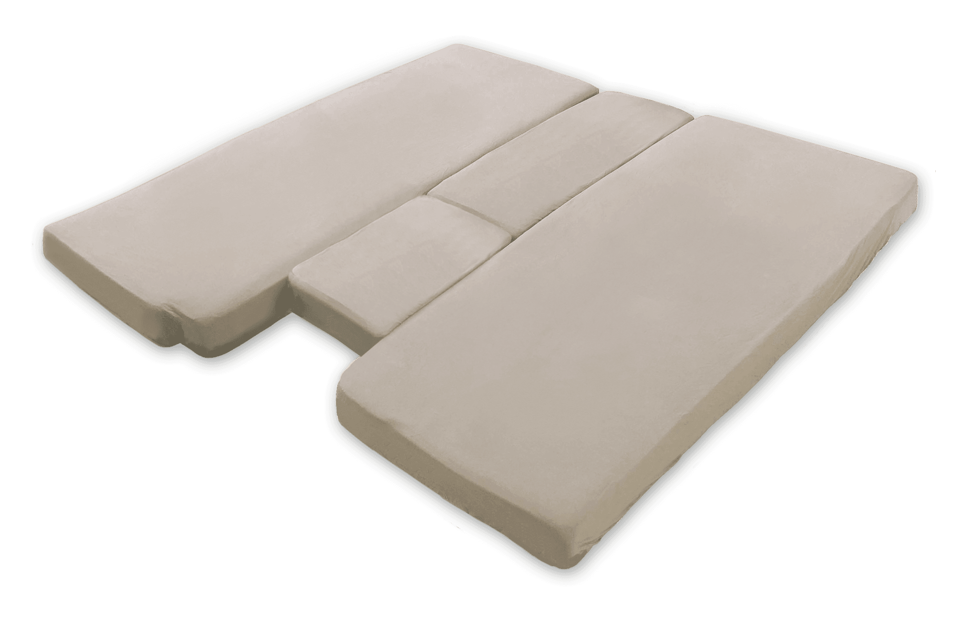 25_4-delige-set-zand hoeslakens op matras